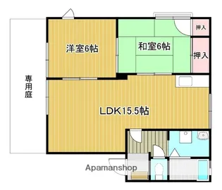 アーバンライフ美しが丘【1階】の間取り