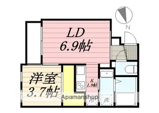 CHERIM西鉄久留米Ⅳ【3階】の間取り