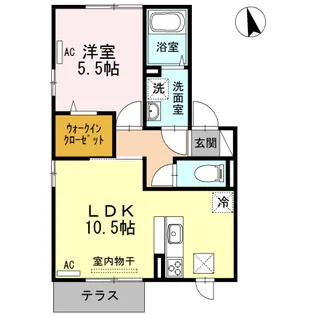 SEKUTO B棟【1階】の間取り