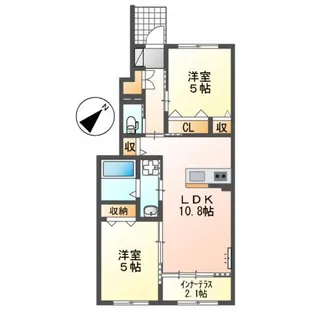 MANA【102号室】の間取り