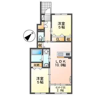 MANA【105号室】の間取り