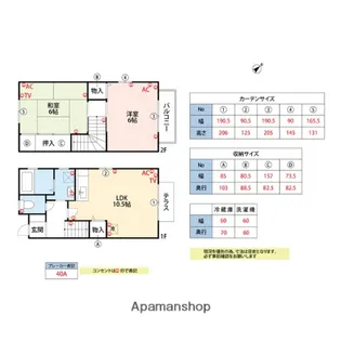 ヴィラ天拝【1階】の間取り