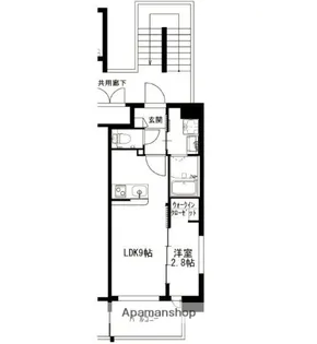 RUISCHIKUSHINO(ルイズチクシノ)【1階】の間取り
