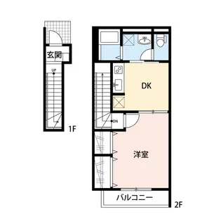 ベルレーヴ【2階】の間取り