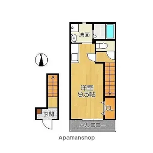 リックメゾン五条【2階】の間取り