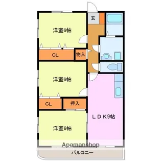 エスポワール南【2階】の間取り