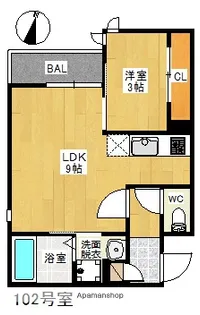 GRANDTIC AC−1【1階】の間取り