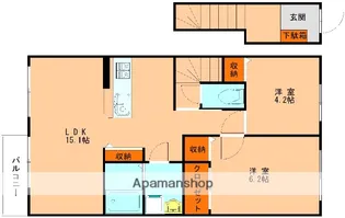 アザレア梅満【2階】の間取り