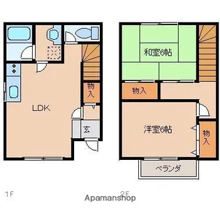 コーポシャトレ【1階】の間取り