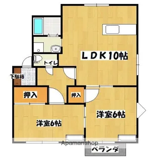 グリーンリーフ拾番館【2階】の間取り
