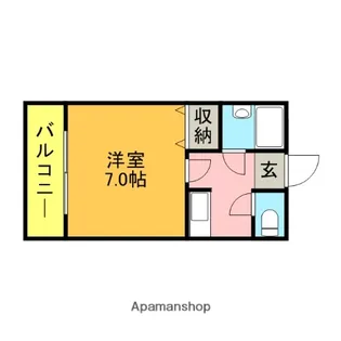 シャトル青山【1階】の間取り