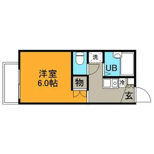 1Kの間取り画像