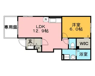 ほほえみ B棟【1階】の間取り