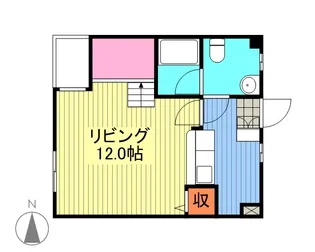 リバティー室岡【305号室】の間取り