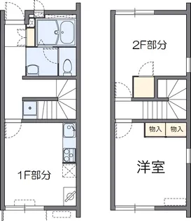 レオパレスMANA【108号室】の間取り