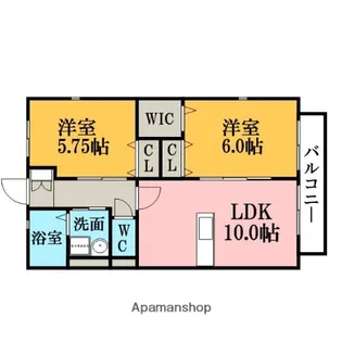 レガロ・ヒロⅡ【202号室】の間取り