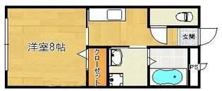 HIROコーポ前津【A-101号室】の間取り