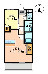 メゾン・ルナベリー【102号室】の間取り
