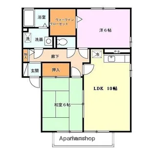 メルベーユドミール【2階】の間取り