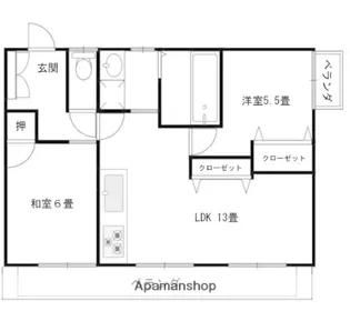 参番館【2階】の間取り