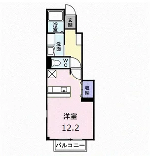 ルート3&カーサⅡ【1階】の間取り
