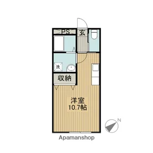 コーポMA【1階】の間取り