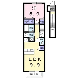 ブリアン【2階】の間取り