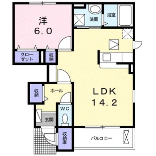CAMELLIAⅠ【1階】の間取り