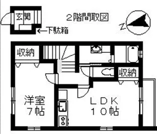ブランカーサ【202号室】の間取り