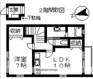 ブランカーサ【201号室】の間取り
