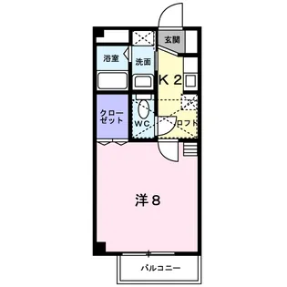 エスペランサ【2階】の間取り