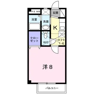 グランデファジョリーノ【1階】の間取り