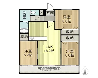 AMビル5【102号室】の間取り