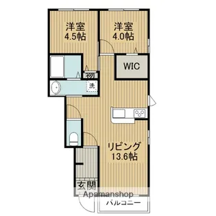 スラージュマン【A101号室】の間取り