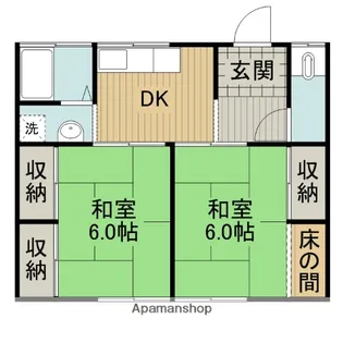 山田アパート【3号室】の間取り