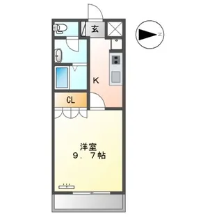 SOUNDGARDEN【205号室】の間取り