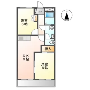 グローリアスハイム銀杏【302号室】の間取り