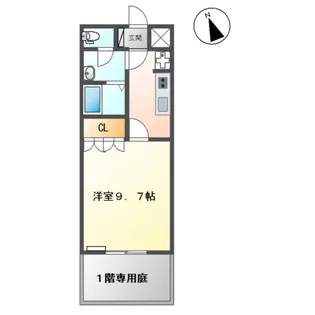 プロスパーガーデン【106号室】の間取り