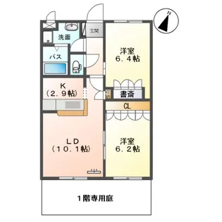 キルシェ【107号室】の間取り