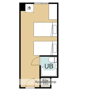 八女プラザマンスリーアベニュー【409号室】の間取り