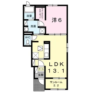 アプローズ ネクストⅡ【1階】の間取り