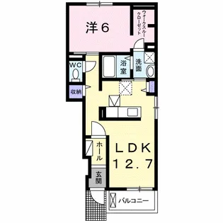 レザンド・フレーズⅠ【1階】の間取り