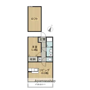 広川426ガーデンシティ【105号室】の間取り