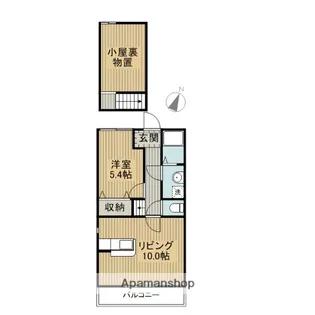 広川426ガーデンシティ【201号室】の間取り