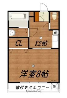 MK希【202号室】の間取り