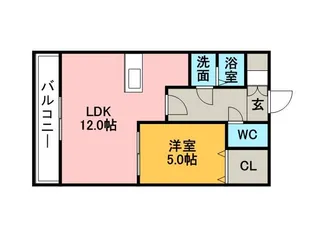 第5秋葉ビル【105号室号室】の間取り