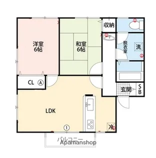 コーポラテッド久恵【101号室】の間取り