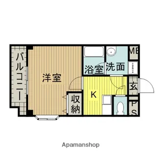 羽犬塚ガーデンハイツⅢ【301号室】の間取り