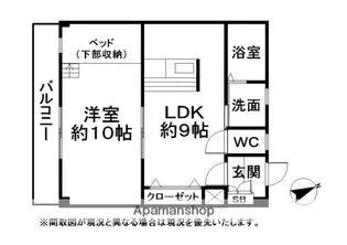 サンクイール【3階】の間取り
