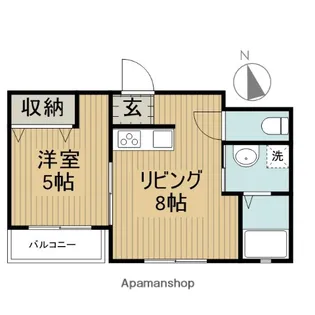 ティーレグノ羽犬塚【2階】の間取り